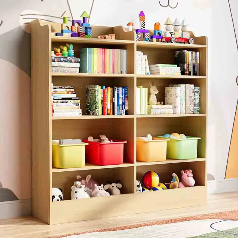 Yoobure 5 Tier Bookshelf Toddler Bookcase Storage Cabinet
