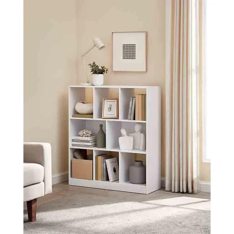 Yoobure Bookcase, Bookshelf, Freestanding Storage Unit