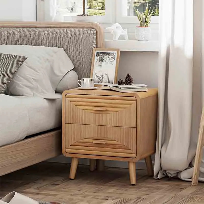 Yoobure Farmhouse Nightstand Mid Century Nightstand