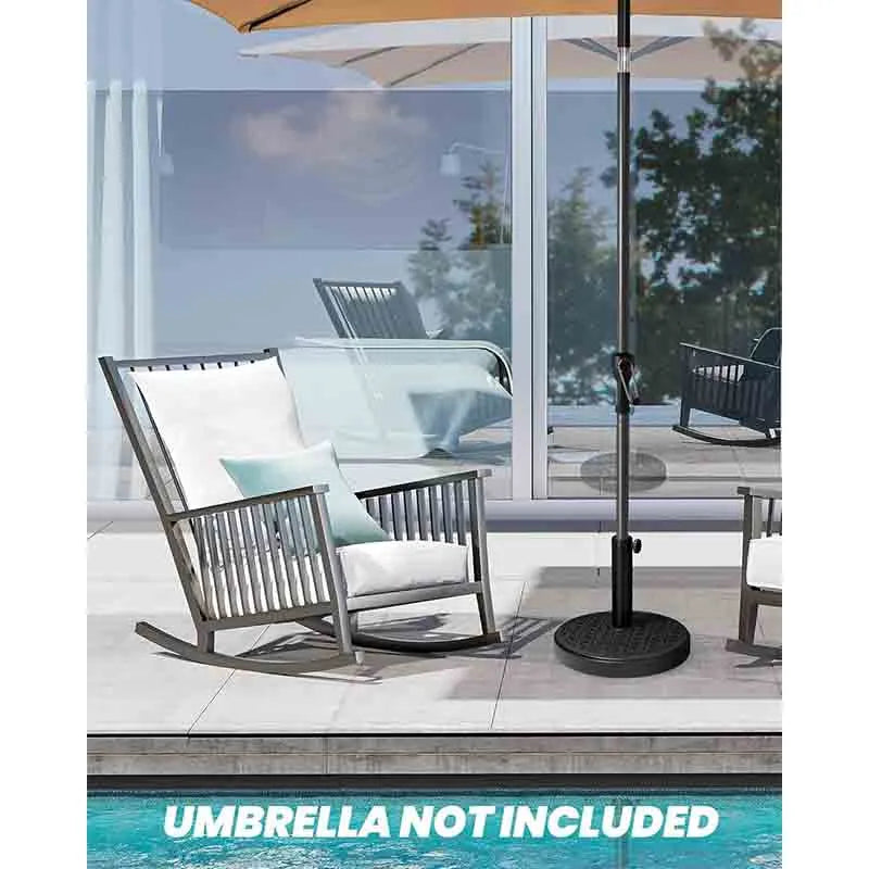 Yoobure Round Patio Umbrella Base for Market Umbrella