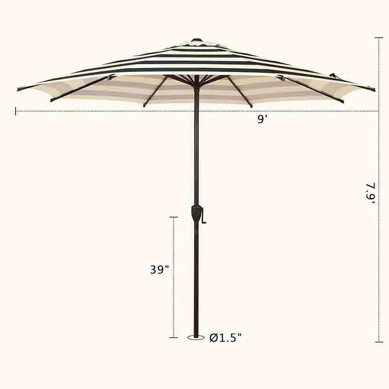 Yoobure Patio 9FT Lyon Outdoor Patio Umbrella
