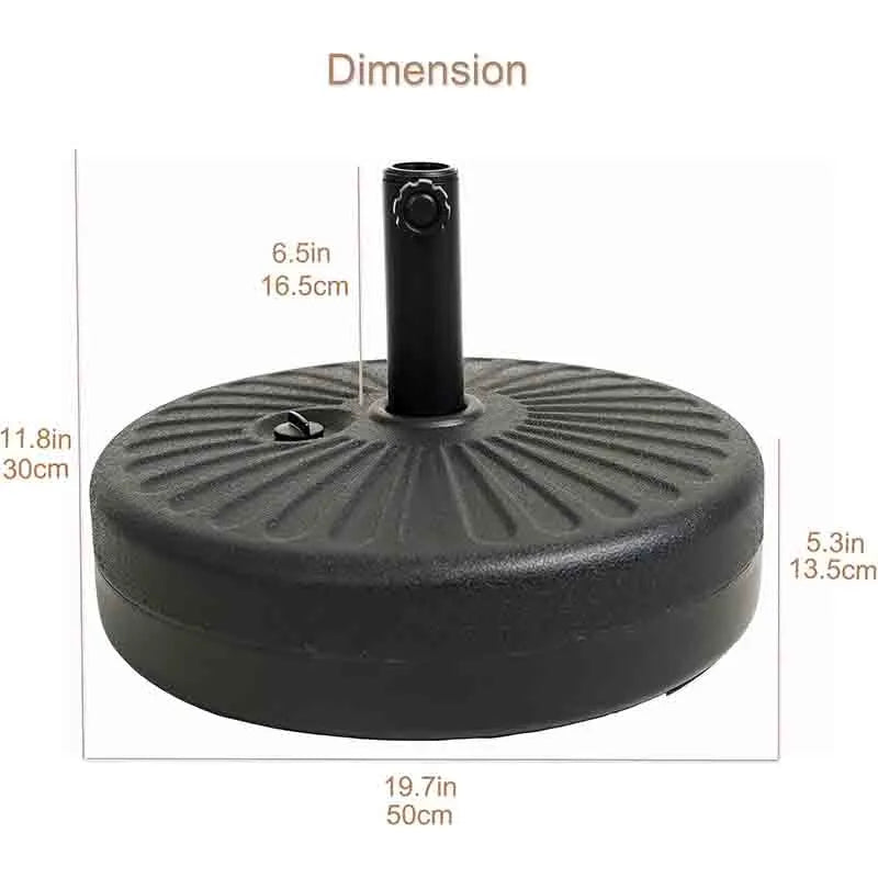 Yoobure 78 lb Heavy Duty Water Fillable Base Stand