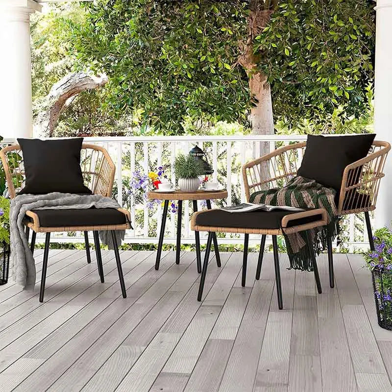 Yoobure 5-Piece Outdoor Wicker Furniture Set