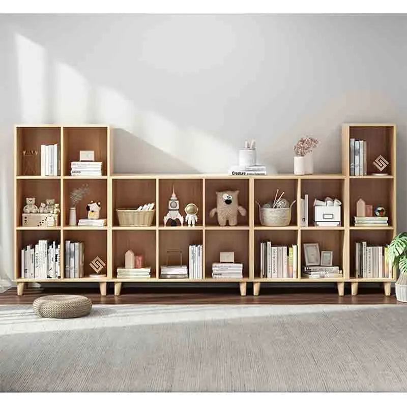 Yoobure Open Cube Low Bookcase Freestanding Display Cabinet