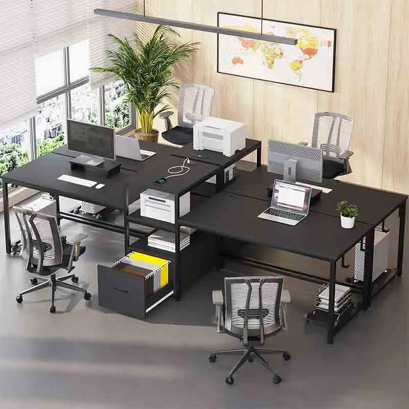 Yoobure 98" 2 Person Office Desk