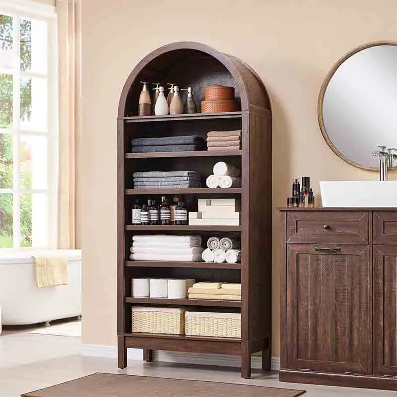 Farmhouse Book Shelf with Adjustable Shelves