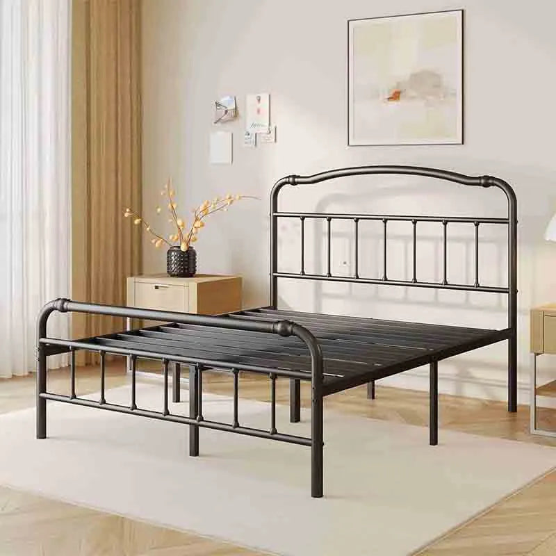 Yoobure Vintage-Inspired 18 Inch Metal Bed Frame