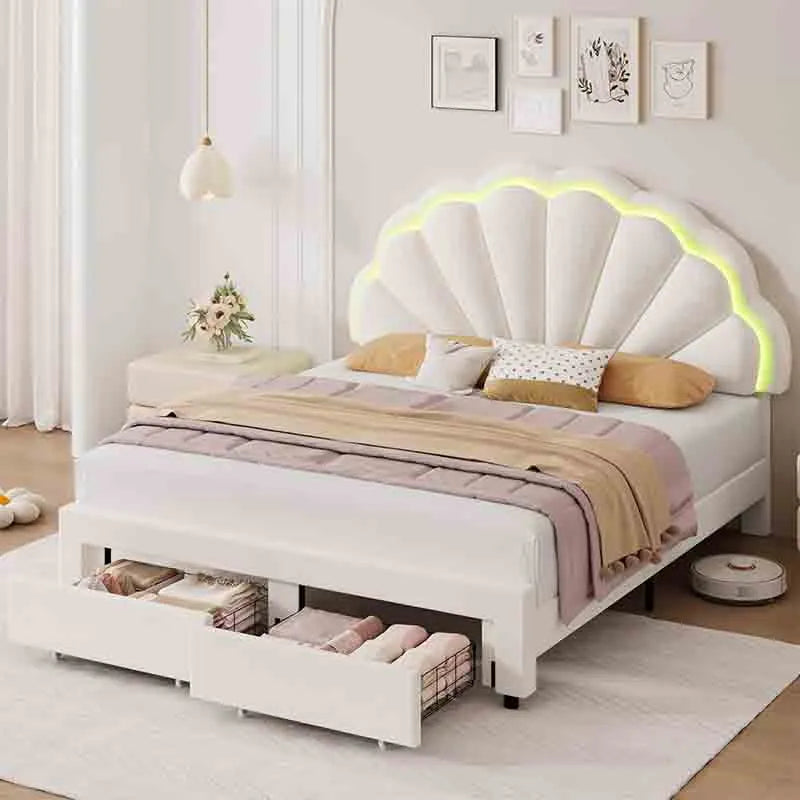Princess Full Size Platform Bed