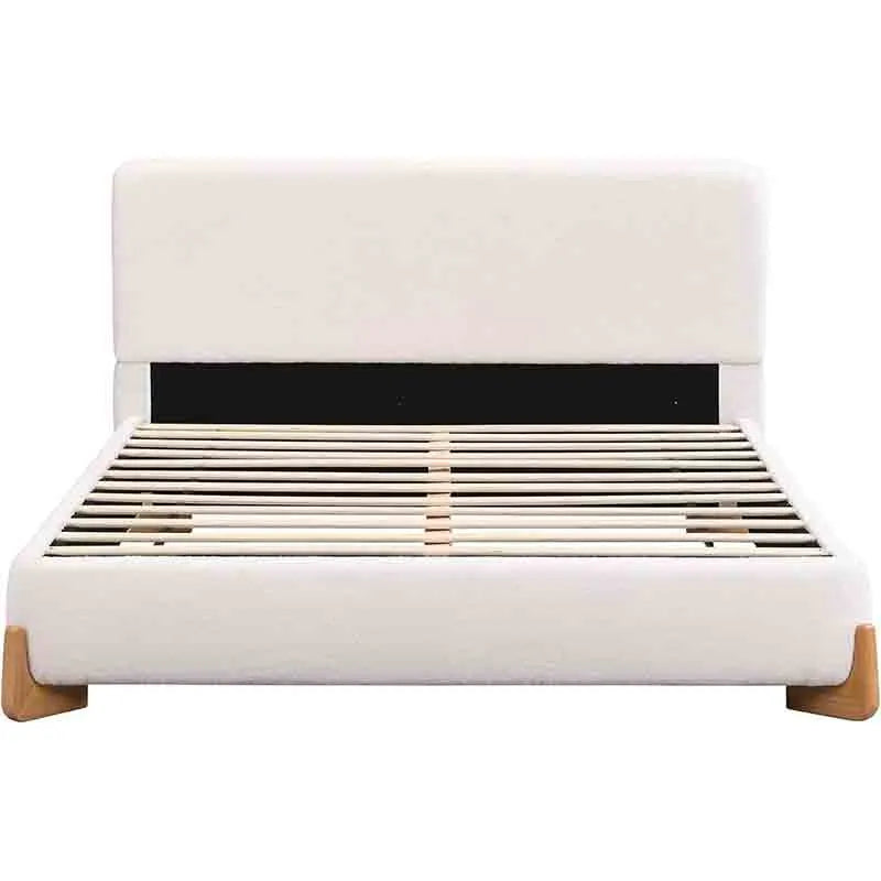 Boucle Fabric Bed Frame
