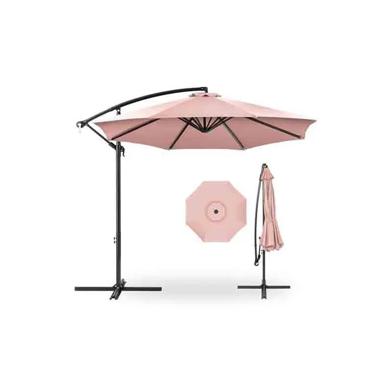 10FT Offset Hanging Market Patio Umbrella