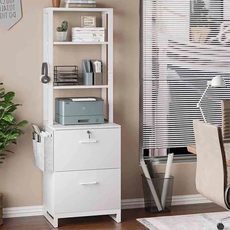 Yoobure 2 Drawer File Cabinet, Filing Cabinet with Lock