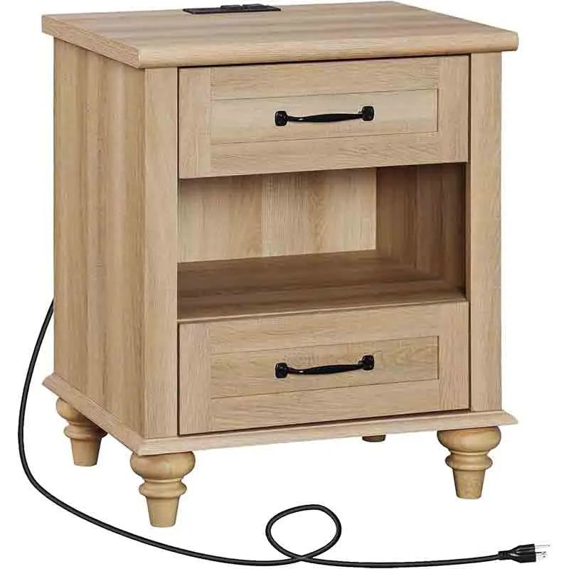 Side Table with 2 Drawers
