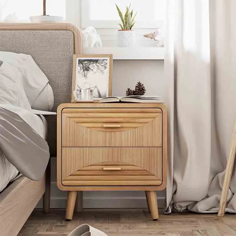 Yoobure Farmhouse Nightstand Mid Century Nightstand