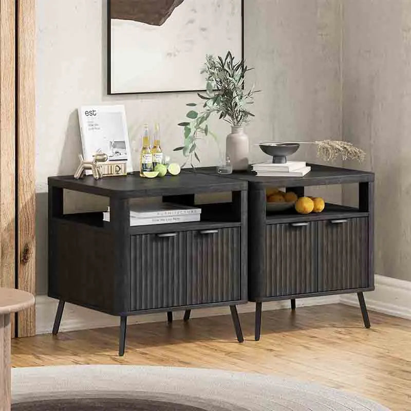 Yoobure 24" End Table with Open Shelf