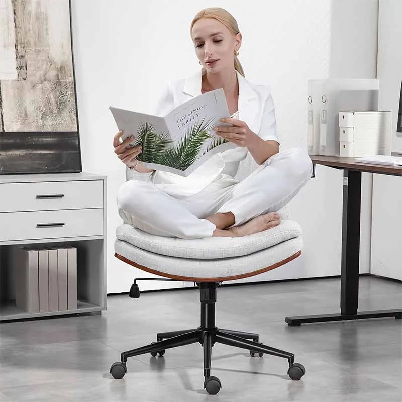 Yoobure Adjustable Wide Swivel Task Chair, Grey