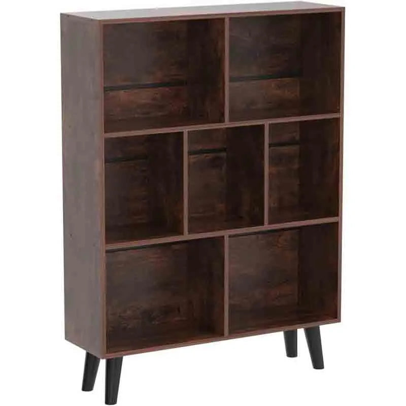 Retro Wood Bookshelves