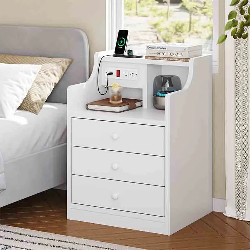 Yoobure Night Stand with Hutch