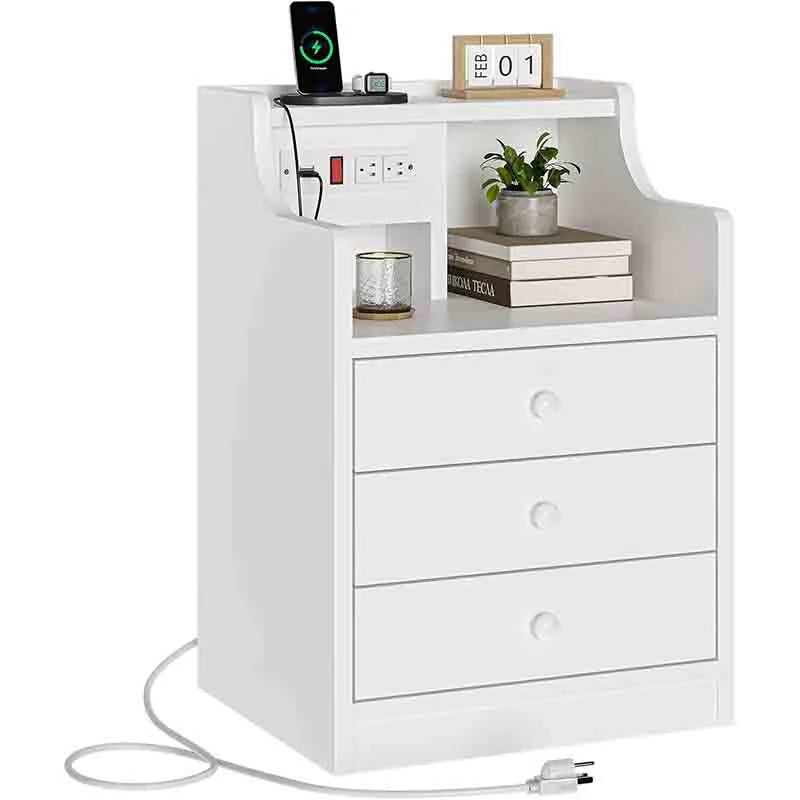 Night Stand with Hutch