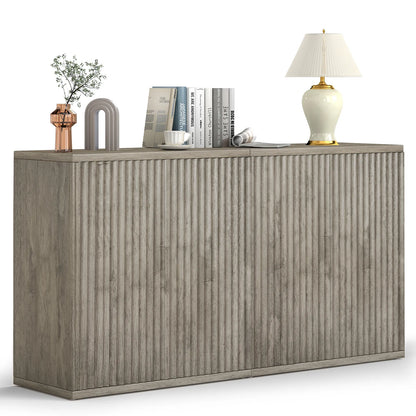 CURLA Sideboard Buffet Cabinet with Doors and Adjustable Shelves