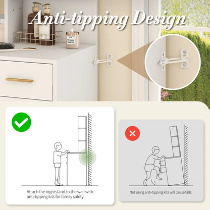 Vanity Desk with Mirror and Lights, Makeup Vanity Desk with Drawers &amp; Cabinet, Vanities with Upholstered Chair, White Makeup Table with Storage Shelves, Girls Dressing Table for Bedroom